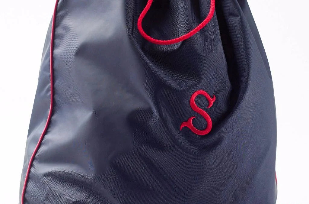 Navy/Red Laundry Bag