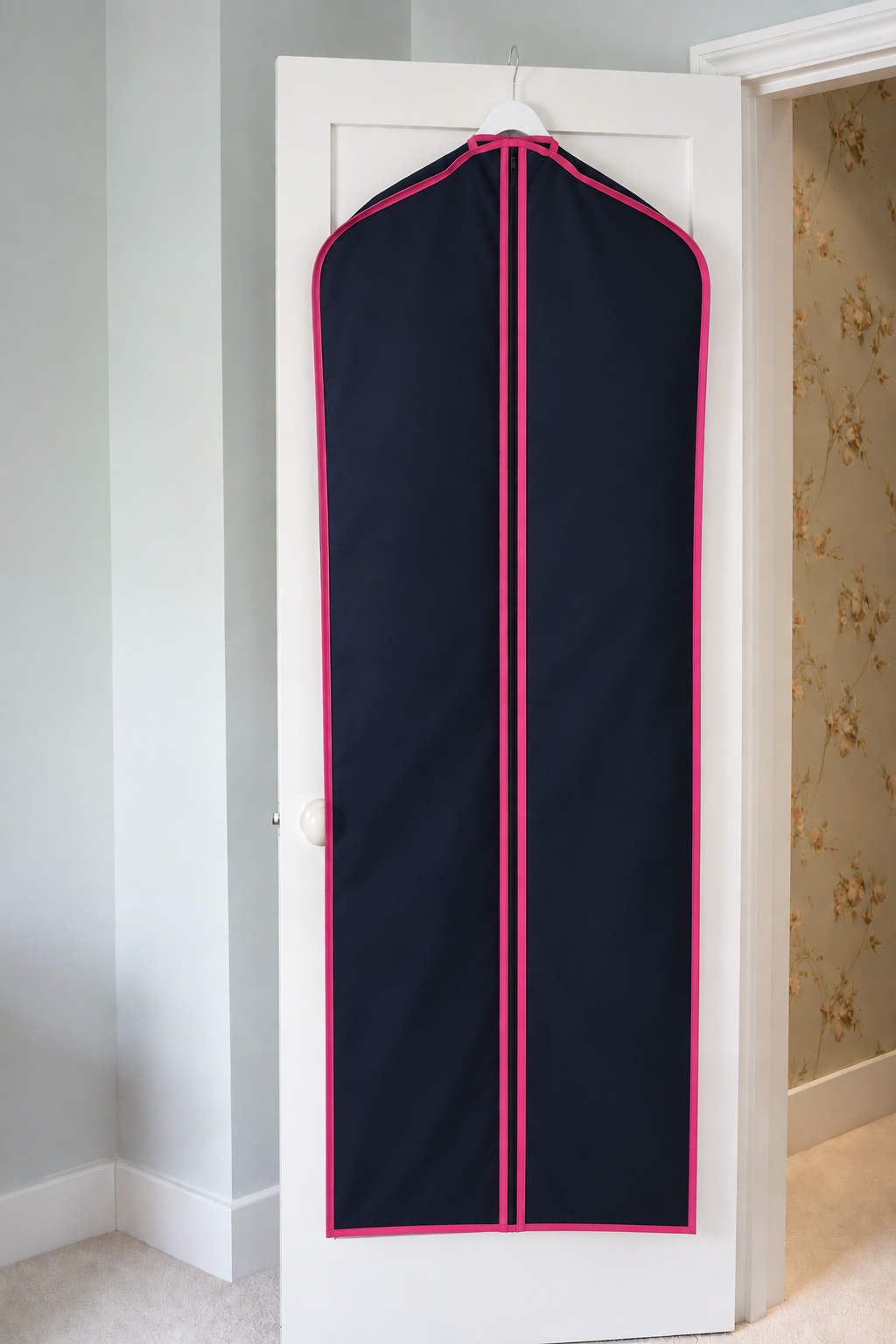 Navy/Pink 65" Evening and Wedding Dress Bag