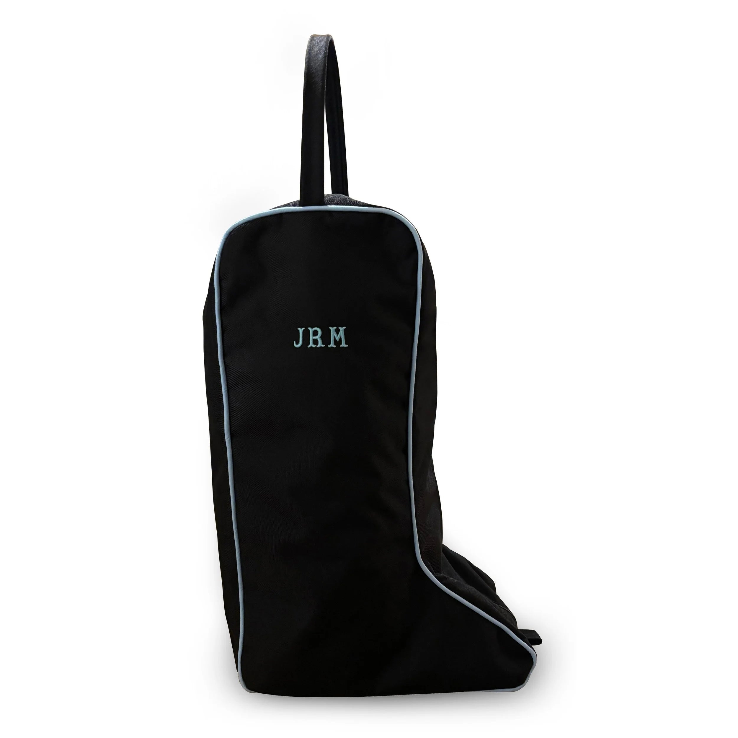 Item 34d: Black/Sky Blue Wellington Boot Bag