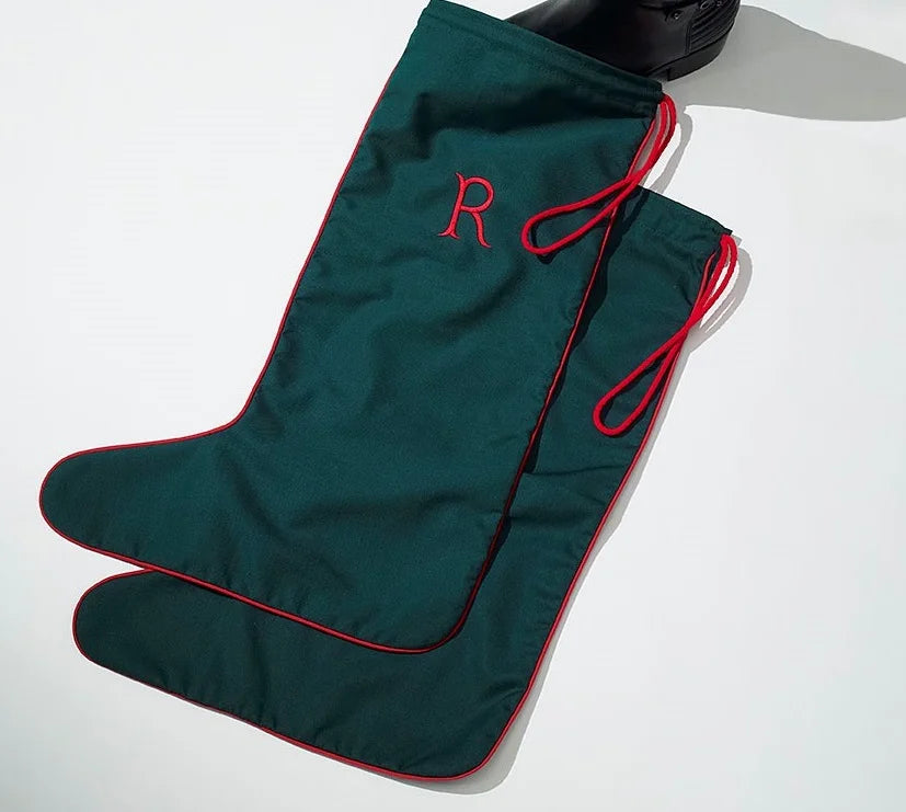 Item 25: Green/Red Christmas Stocking