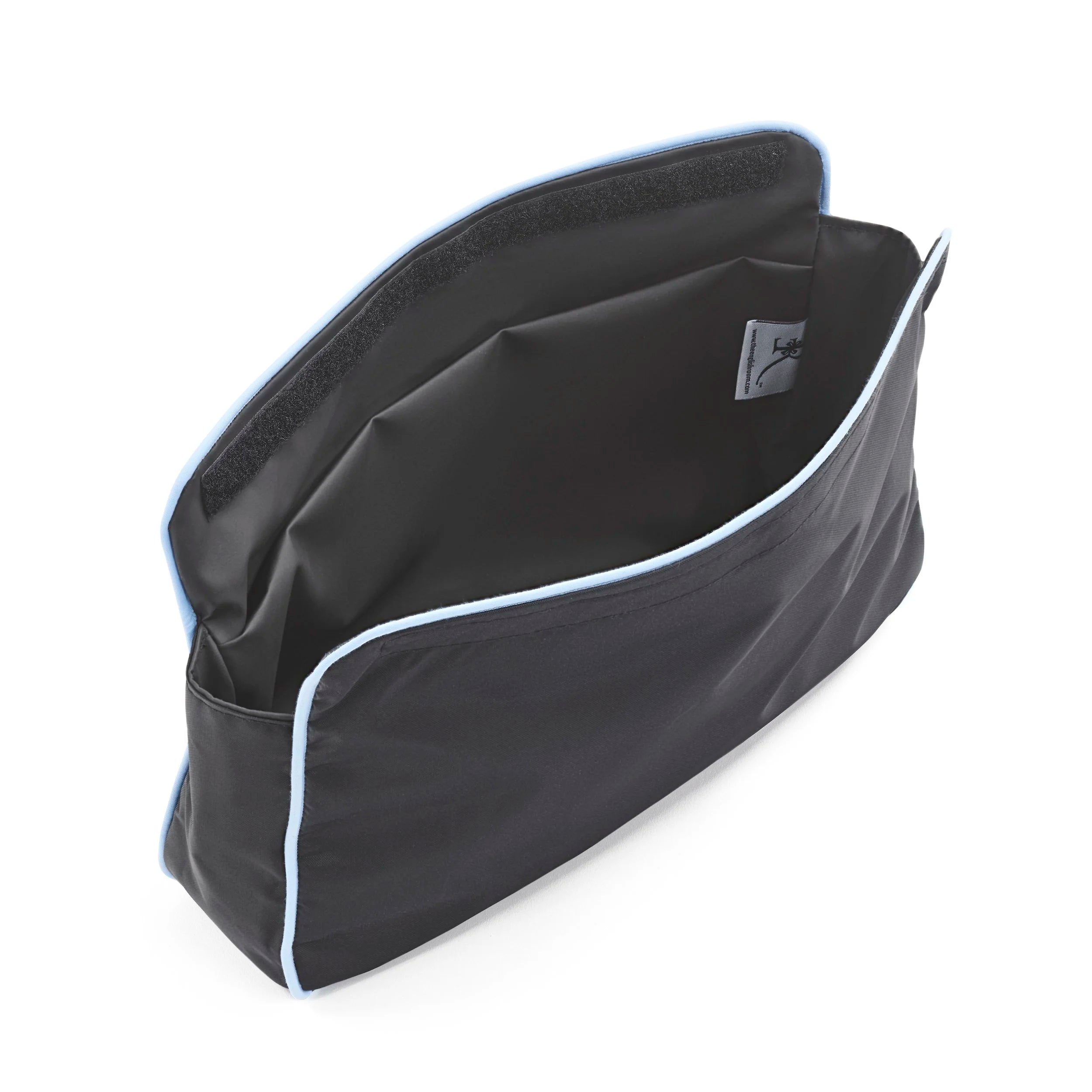 Black/Sky Blue Wash Bag