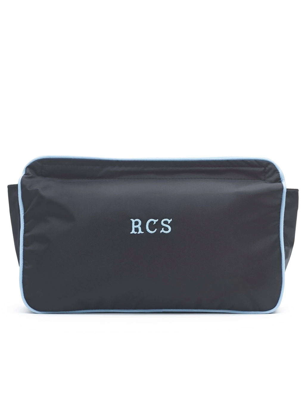 Black/Sky Blue Wash Bag