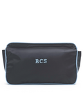 Black/Sky Blue Wash Bag