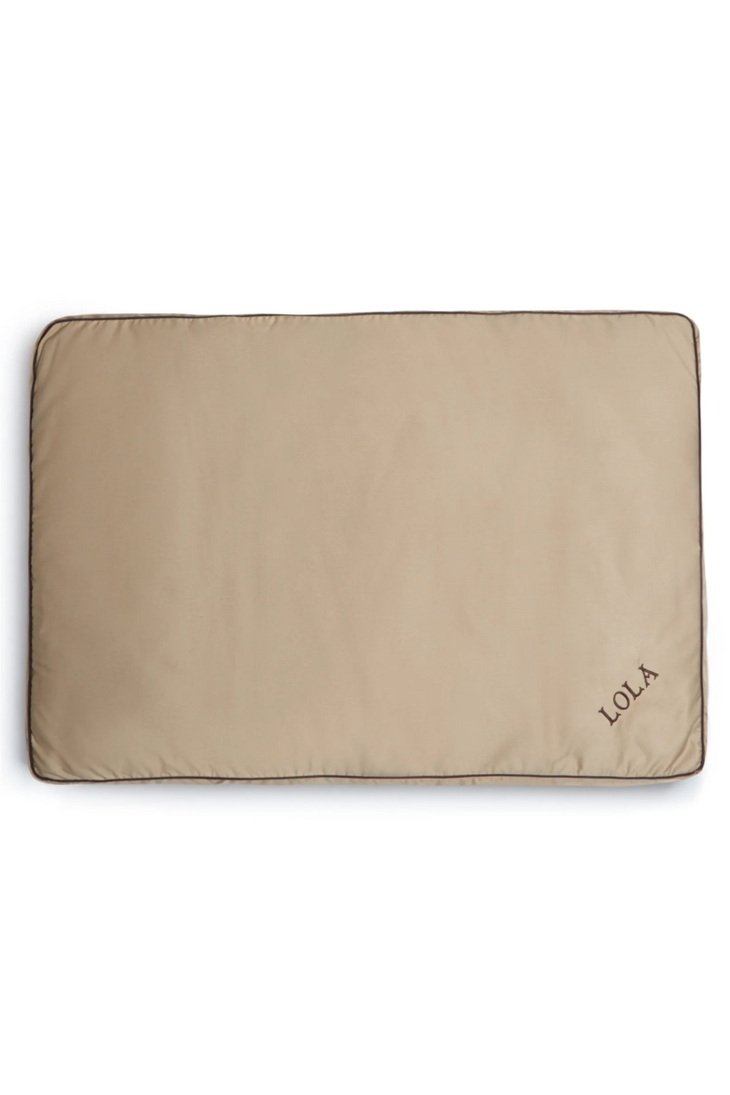 Cord/Brown Large Dog Bed