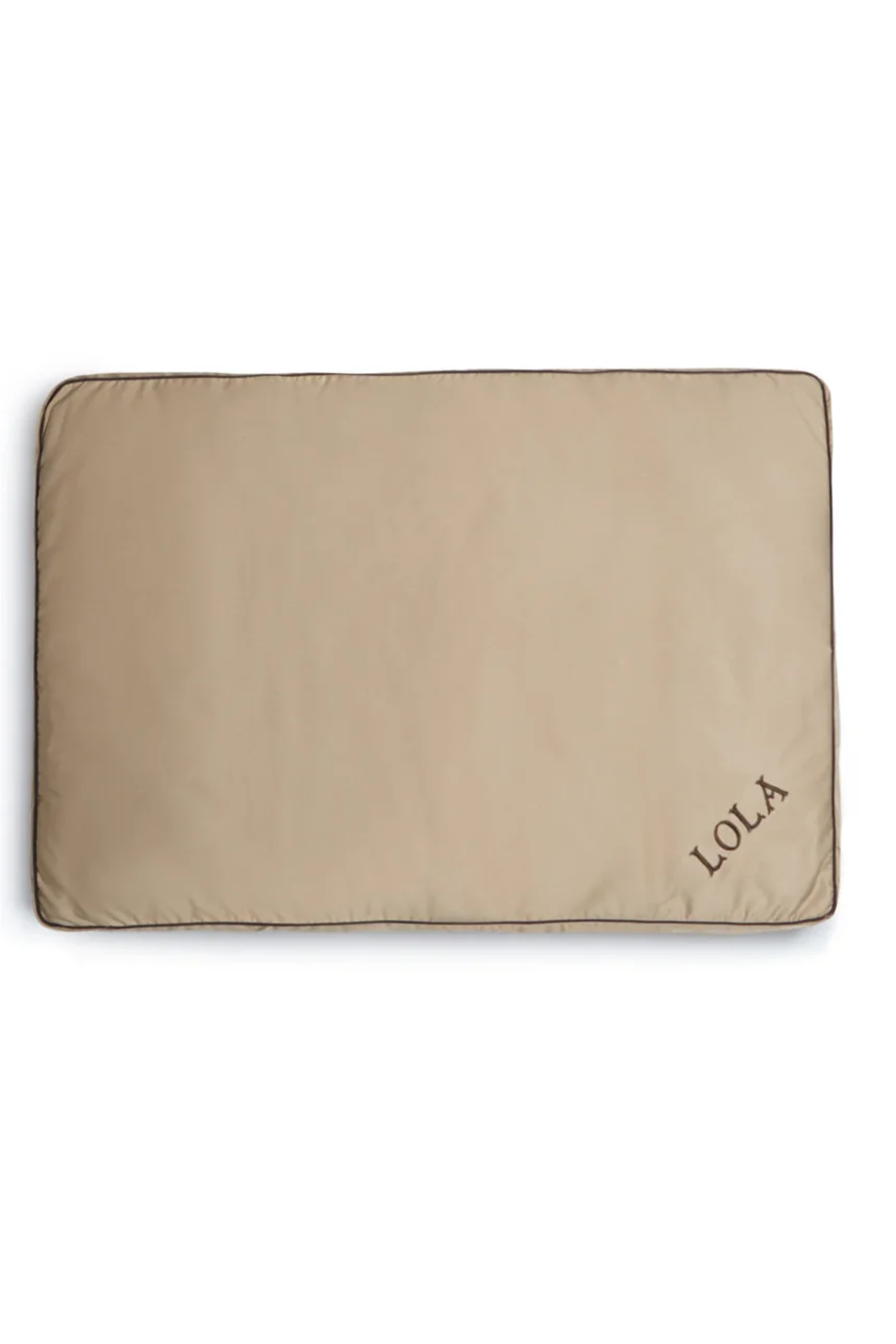 Cord/Brown Small Dog Bed