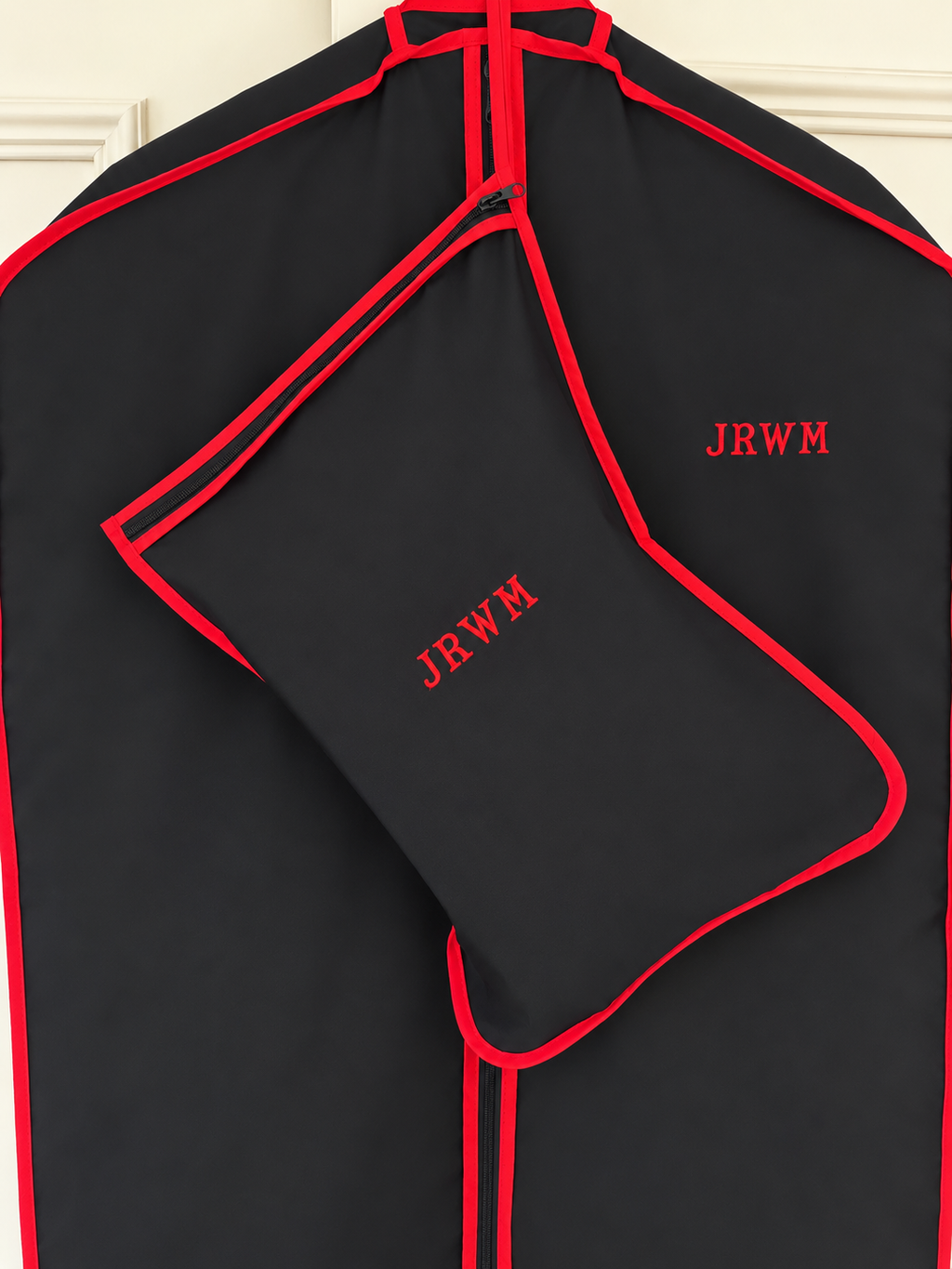 Travel Shoe Bag Navy/Red