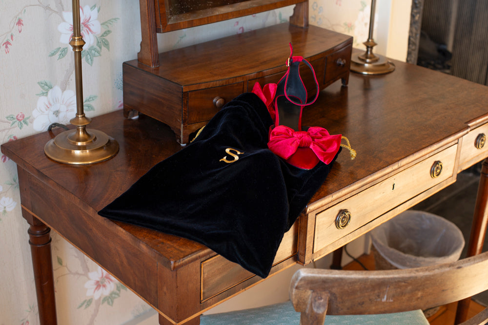 Velvet Shoe Bag