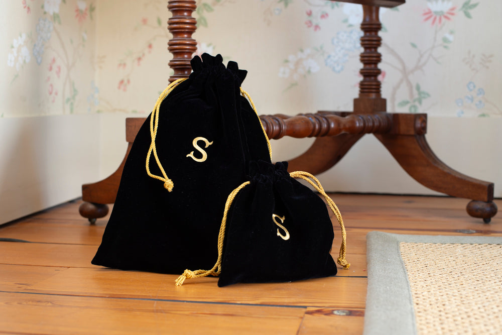 Velvet Shoe Bag