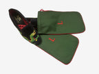 Green/Red Pair of Shoe Bags