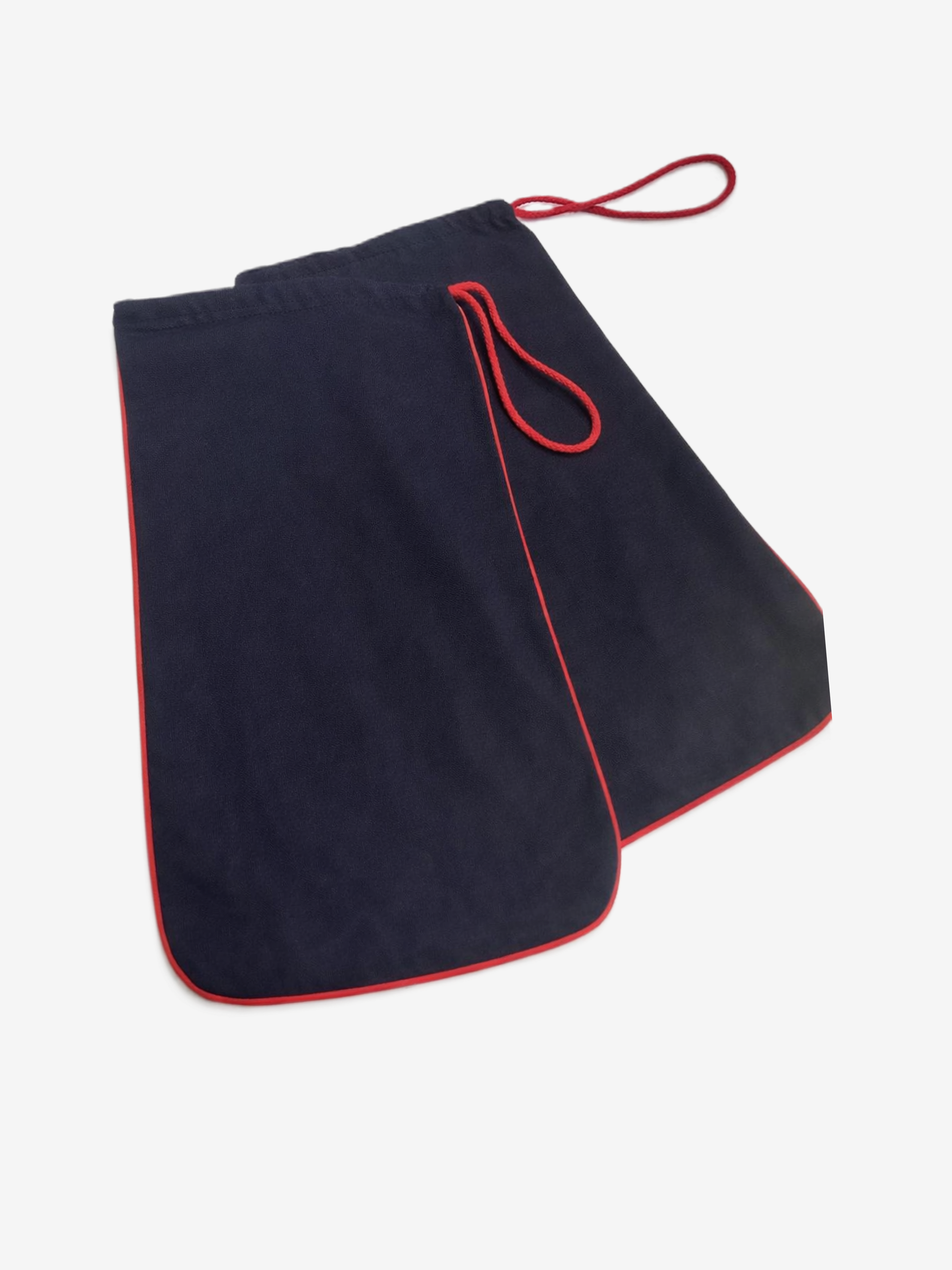 Navy/Red Pair of Shoe Bags