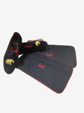 Navy/Red Pair of Shoe Bags