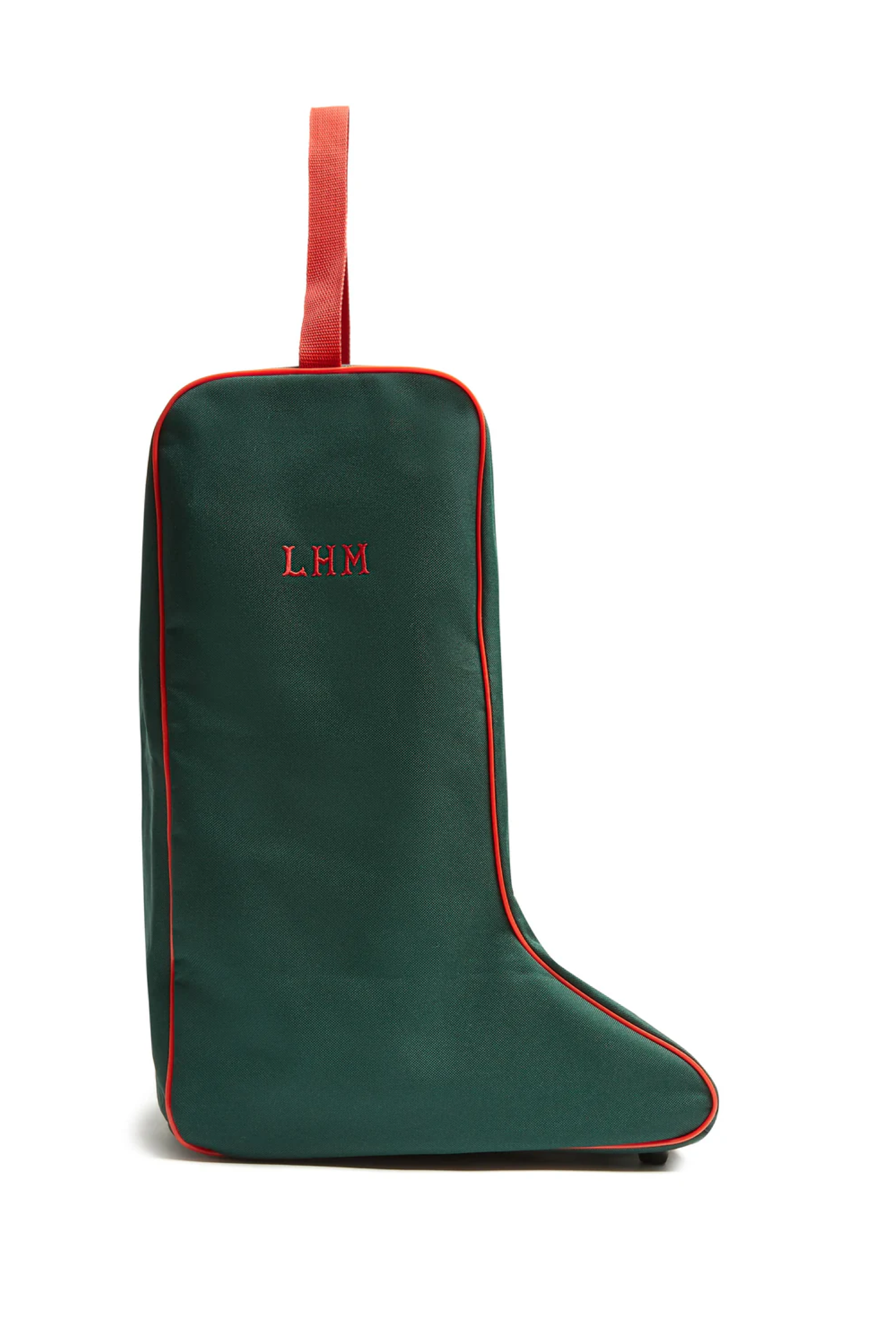 Green/Red Wellington Boot Bag