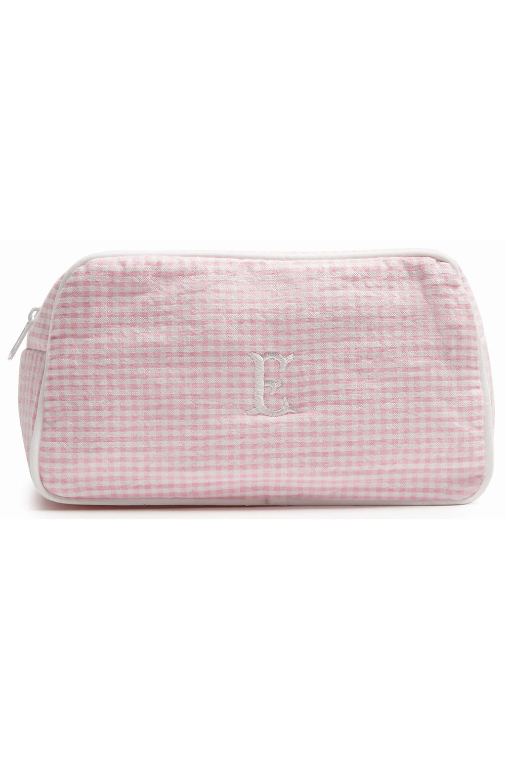 Item 36a: Pink Seersucker Make Up Bag