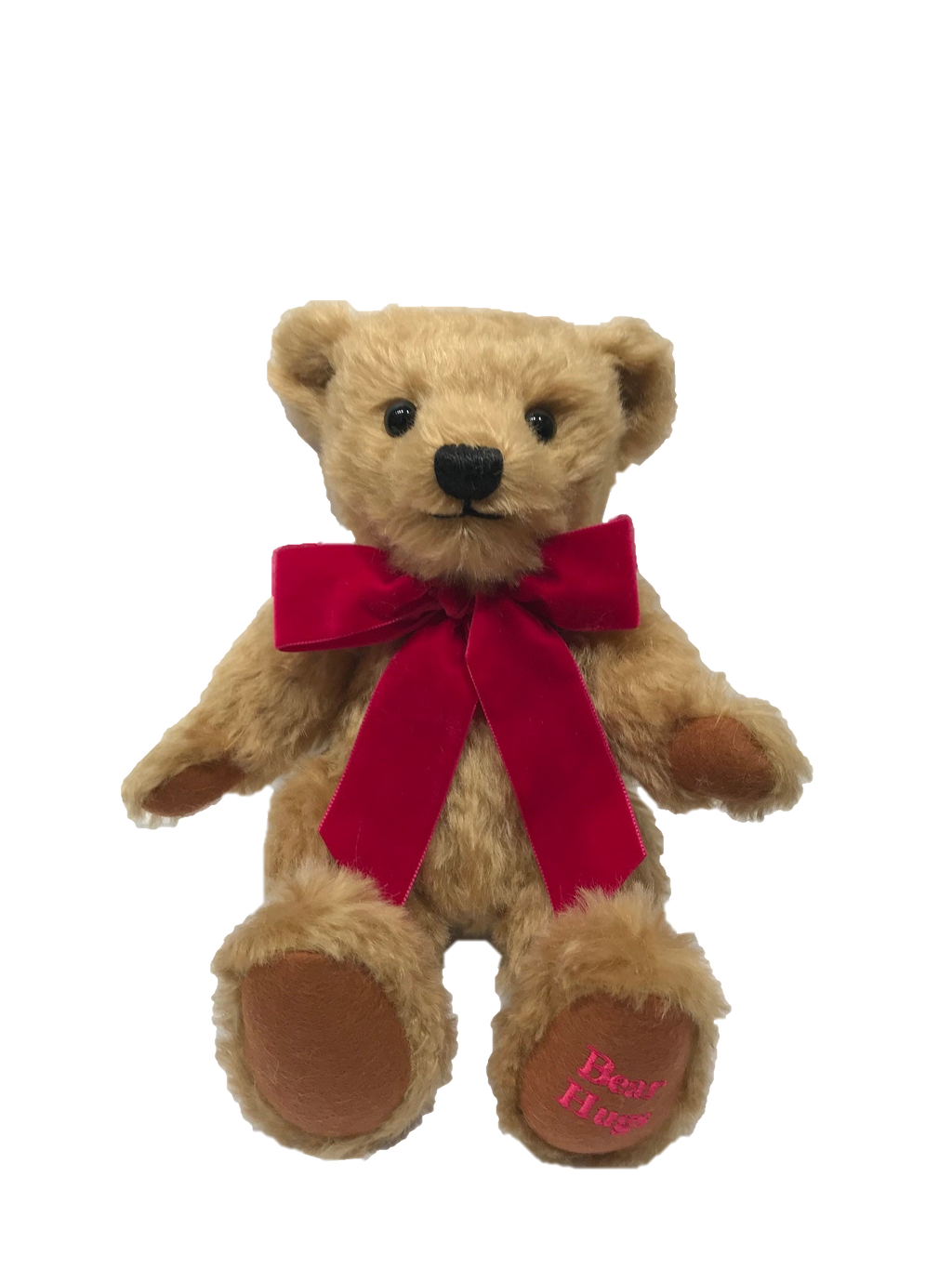 Item 43a: 'Bear Hugs' Teddy Bear, Dark Pink Ribbon