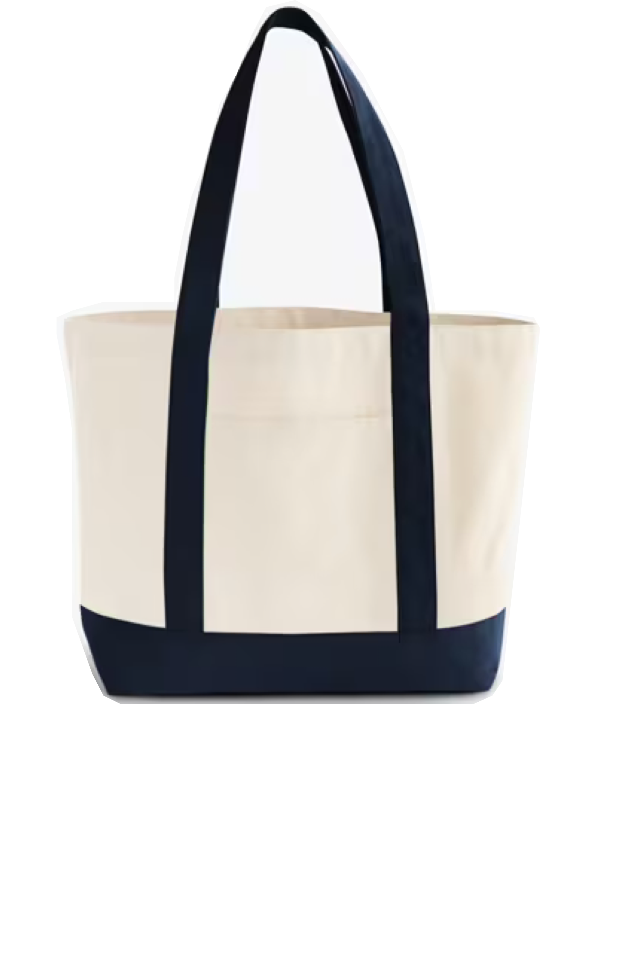 Navy and Cream Tote Bag